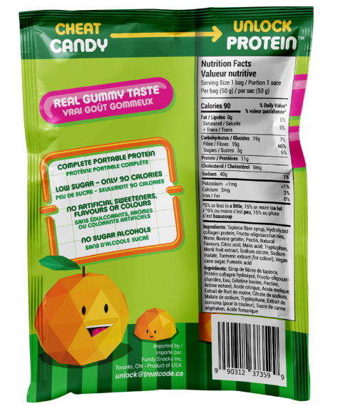 Treat Code Clementine Protein Gummies 12x50g